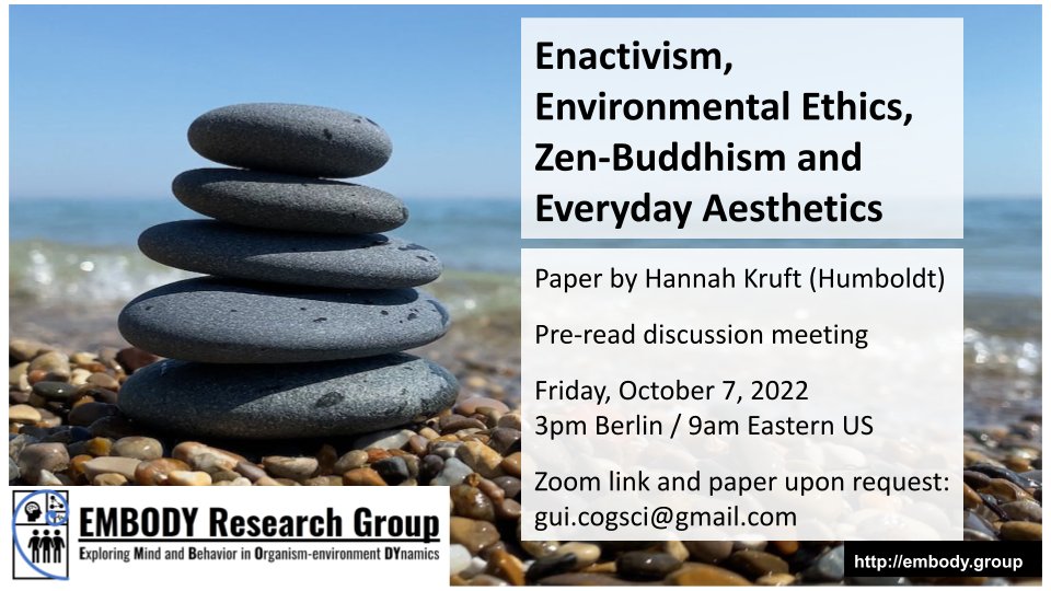Hannah Kruft paper discussion, October 7, 2022