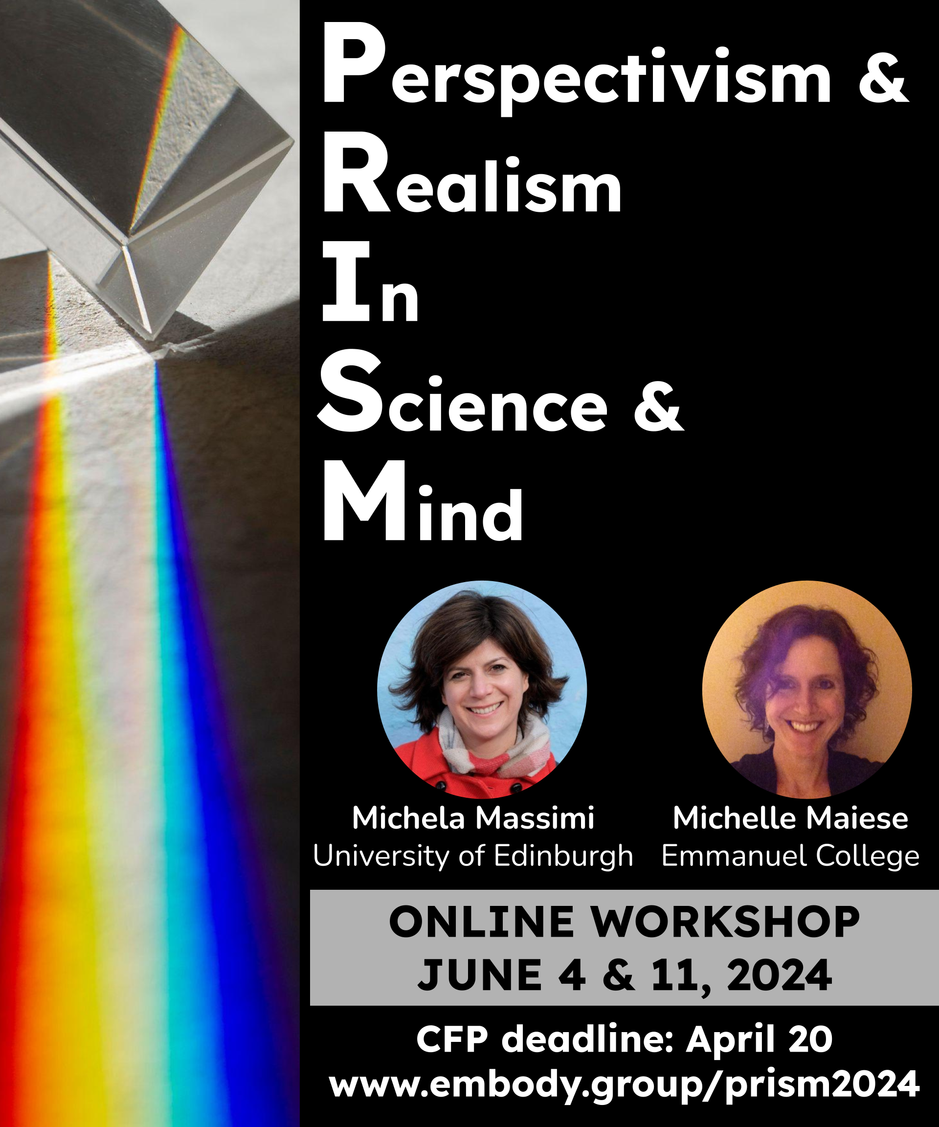 Perspectivism and Realism In Science and Mind (PRISM): June 4 & 11, 2024